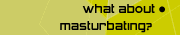 What about masturbation?